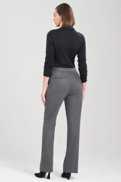 Natori Essentials|Plus Sizes-Double Jersey Flare Pants