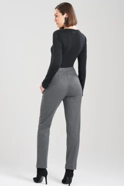 Natori Essentials|Pants, Skirts & Shorts-Double Jersey Tapered Pants