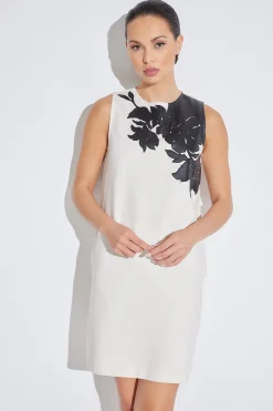 Natori Dresses|Knitwear-Double Knit Applique Dress