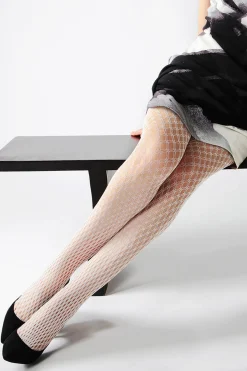 Natori Tights-Double Weave Net Tights