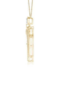 Natori Necklaces|Dragon-Dragon 14k Slider Pendant With Diamond