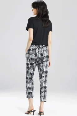 Natori Pajama Bottoms-Dynasty Cropped Pants