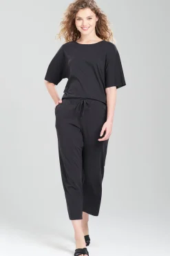 Natori Lounge Bottoms-Ease Crop Pants
