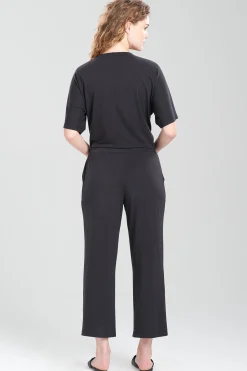 Natori Lounge Bottoms-Ease Crop Pants