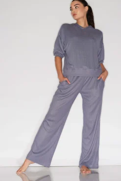 Natori Lounge Bottoms-Eden Everywhere Straight Leg Pants