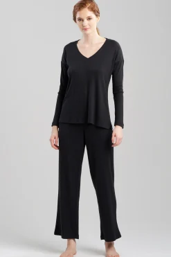 Natori Lounge Tops-Eden Everywhere V-Neck Top