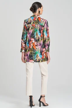 Natori Tops, Shirts & Tunics-El Nido Cotton Poplin Oversized Pleated Top