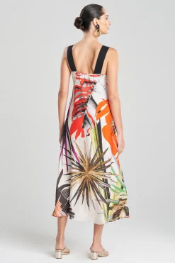 Natori Dresses|Wedding Guest Dresses-El Nido Obi Silk Midi Dress