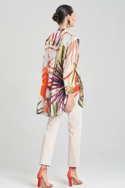 Natori Tops, Shirts & Tunics-El Nido Obi Silk Oversized Top