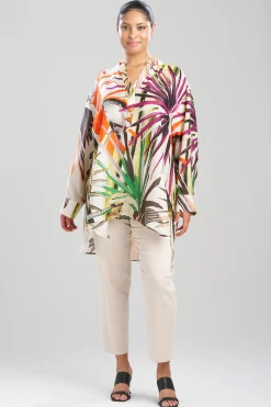 Natori Tops, Shirts & Tunics-El Nido Obi Silk Oversized Top