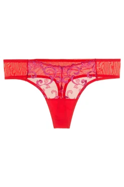 Natori Thongs-Embellished Thong