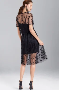 Natori Pants, Skirts & Shorts-Embroidered Mesh Skirt