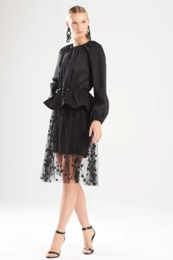 Natori Pants, Skirts & Shorts-Embroidered Mesh Skirt