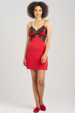 Natori Chemises|Bridal Chemises-Enchant Lace Applique Chemise