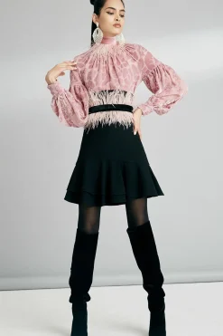 Natori Tops, Shirts & Tunics-Fallen Floral Burnot Top