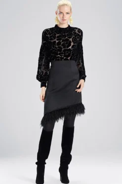 Natori Tops, Shirts & Tunics-Fallen Floral Burnot Top