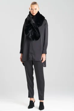 Natori Scarves & Shawls-Faux Fur Scarf