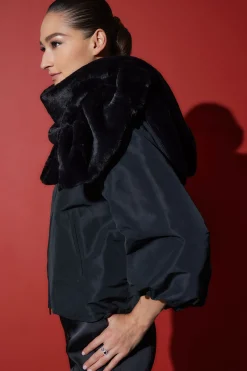 Natori Scarves & Shawls-Faux Fur Scarf