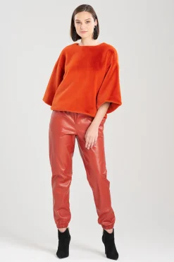 Natori Tops, Shirts & Tunics-Faux Sheared Mink Top