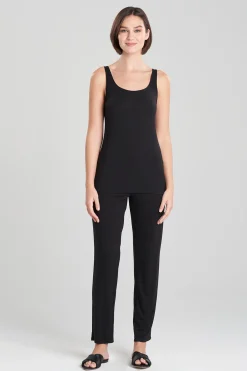 Natori Lounge Tops-Feathers Element Scoop Neck Tank