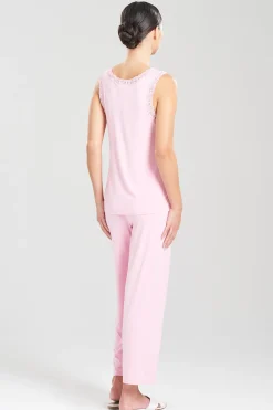 Natori Pajama Sets-Feathers Essentials Lenzing™ Ecovero™ Viscose Tank PJ