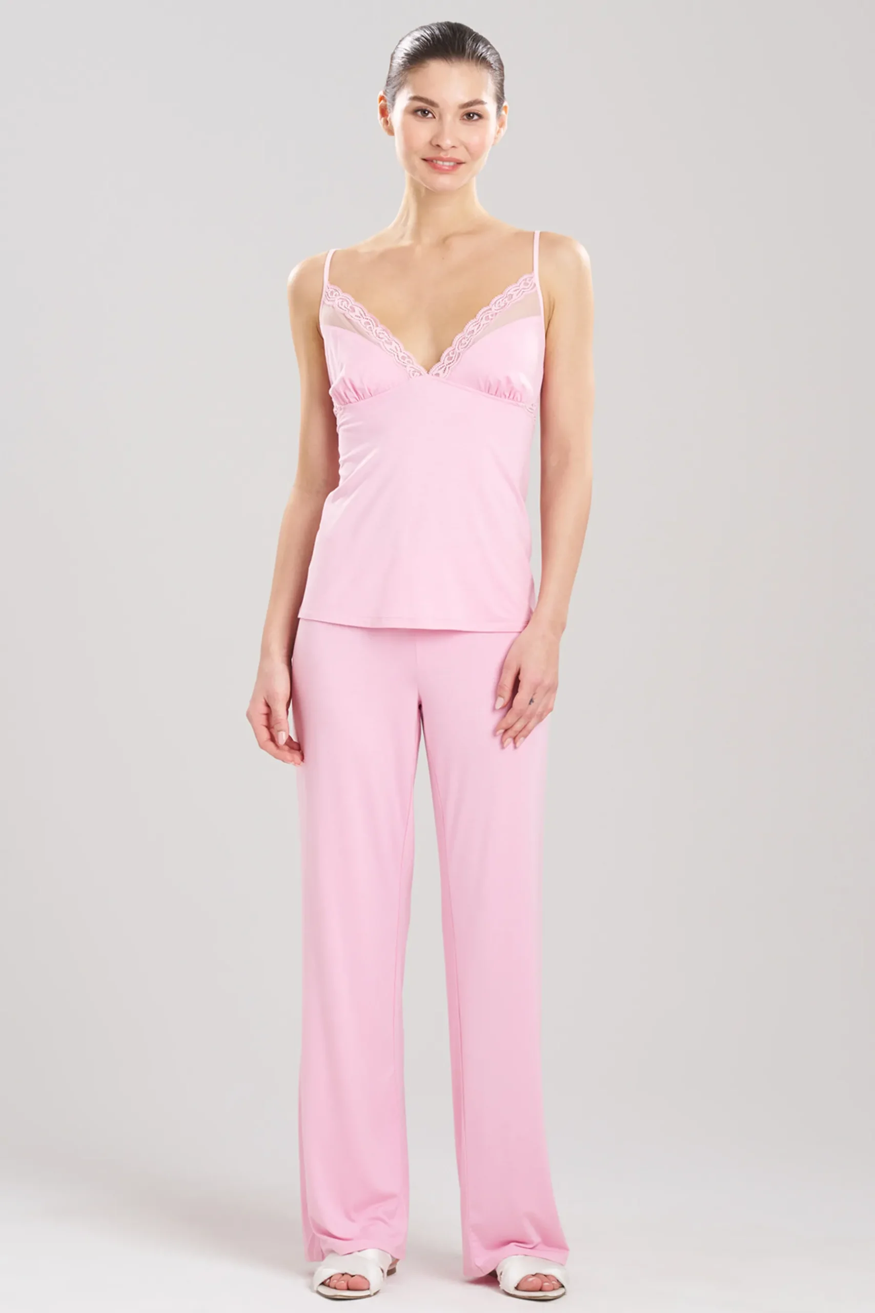 Natori Pajama Sets-Feathers Essentials Lenzing™ Ecovero™ Viscose Cami PJ
