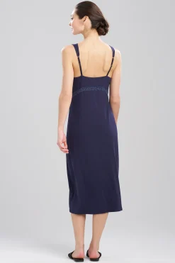 Natori Gowns-Feathers Essentials Lenzing™ Ecovero™ Viscose Lace Applique Gown
