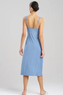 Natori Gowns-Feathers Essentials Lenzing™ Ecovero™ Viscose Lace Applique Gown
