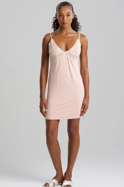 Natori Chemises|Chemises-Feathers Essentials Lenzing™ Ecovero™ Viscose Lace Chemise