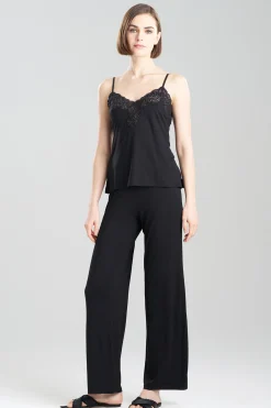 Natori Pajama Sets-Feathers Essentials Lenzing™ Ecovero™ Viscose Lace Cami PJ