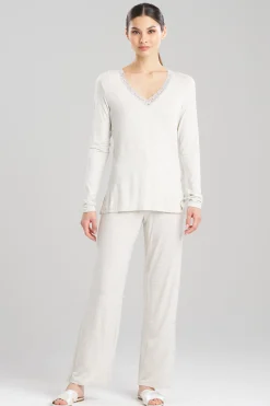 Natori Plus Sizes|Pajama Sets-Feathers Essentials PJ