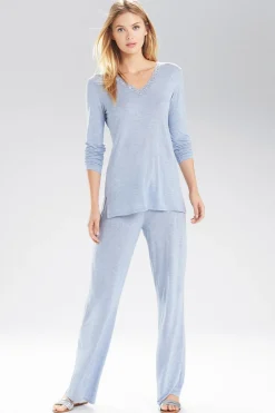 Natori Plus Sizes|Pajama Sets-Feathers Essentials PJ
