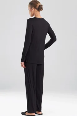 Natori Plus Sizes|Pajama Sets-Feathers Essentials PJ