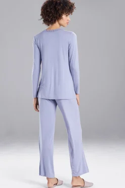 Natori Plus Sizes|Pajama Sets-Feathers Essentials PJ