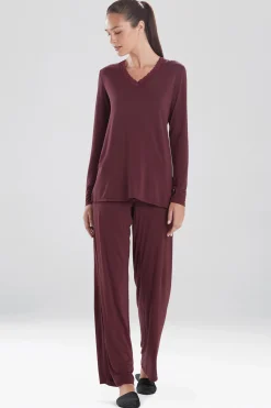 Natori Plus Sizes|Pajama Sets-Feathers Essentials PJ