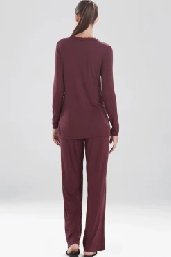 Natori Plus Sizes|Pajama Sets-Feathers Essentials PJ