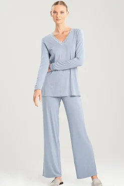 Natori Plus Sizes|Pajama Sets-Feathers Essentials PJ