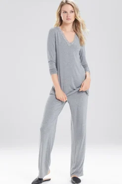 Natori Plus Sizes|Pajama Sets-Feathers Essentials PJ