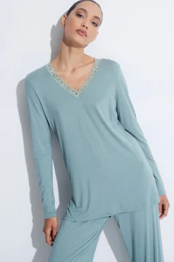 Natori Plus Sizes|Pajama Sets-Feathers Essentials PJ
