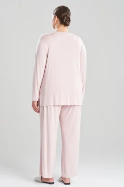 Natori Plus Sizes|Pajama Sets-Feathers Essentials PJ
