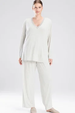 Natori Plus Sizes|Pajama Sets-Feathers Essentials PJ