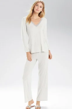 Natori Plus Sizes|Pajama Sets-Feathers Essentials PJ