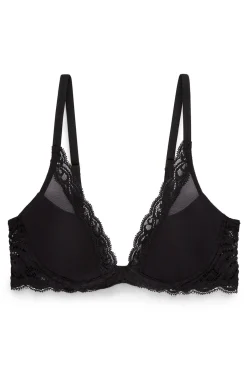 Natori T-Shirt Bras|Underwire Bras-Feathers Plunge T-Shirt Bra - Basics