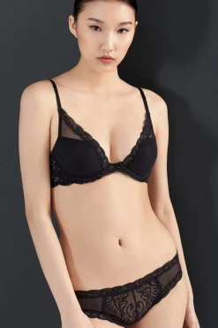 Natori T-Shirt Bras|Underwire Bras-Feathers Plunge T-Shirt Bra - Basics