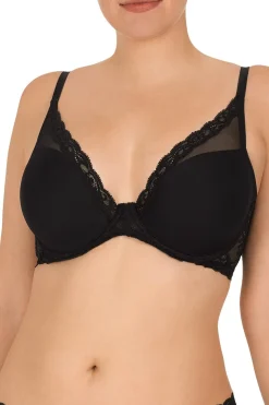 Natori T-Shirt Bras|Underwire Bras-Feathers Plunge T-Shirt Bra - Basics