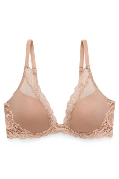 Natori T-Shirt Bras|Underwire Bras-Feathers Plunge T-Shirt Bra - Basics