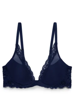 Natori T-Shirt Bras|Underwire Bras-Feathers Plunge T-Shirt Bra - Basics