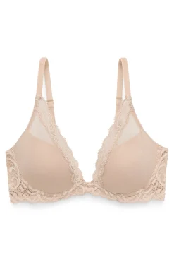 Natori T-Shirt Bras|Underwire Bras-Feathers Plunge T-Shirt Bra - Basics