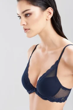 Natori T-Shirt Bras|Underwire Bras-Feathers Plunge T-Shirt Bra - Basics
