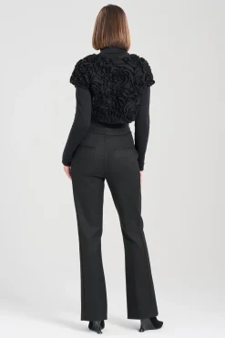 Natori Jackets & Outerwear-Felt 3D Embroidered Bolero